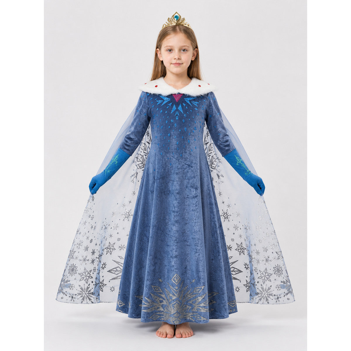 Snow Queen Costume for Halloween and Cosplay main product view