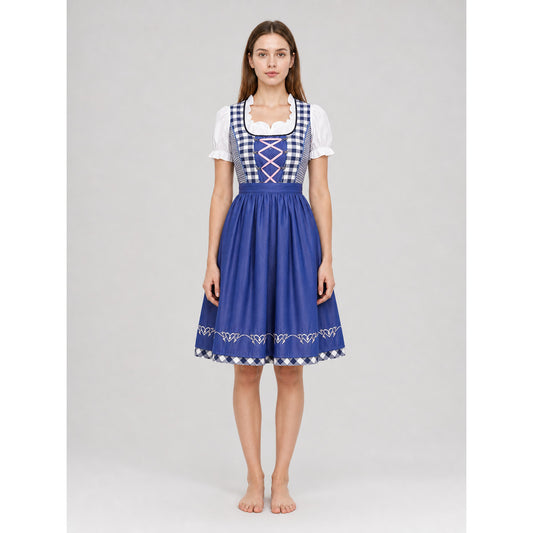 Bavarian Dirndl Dress for Oktoberfest and Festivals