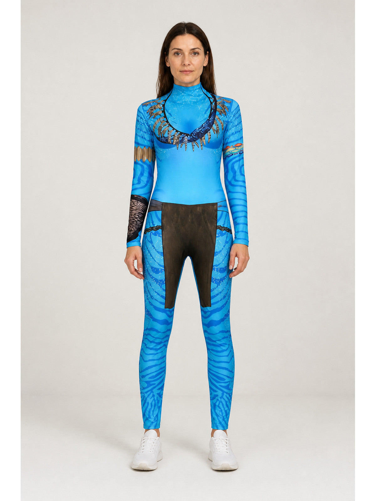 One-Piece Long-Sleeve Avatar Jumpsuit for Cosplay main product view