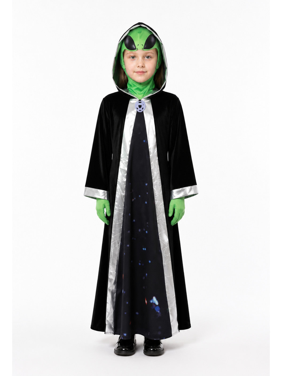 Alien Jumpsuit with Mask and Gloves main product view