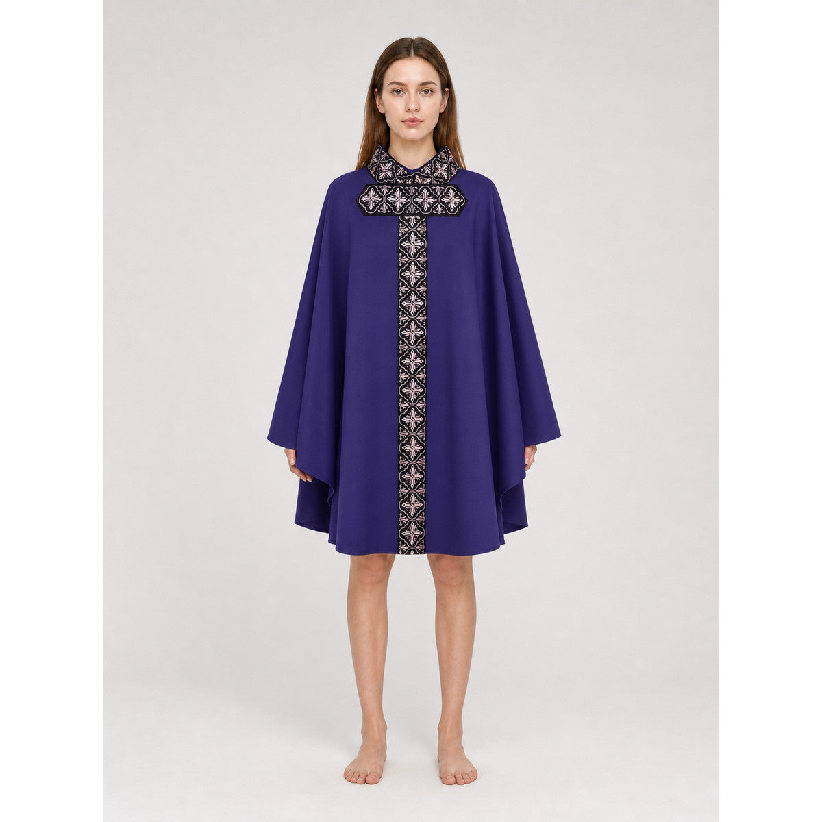 Cosplay Robe with Geometric Pattern