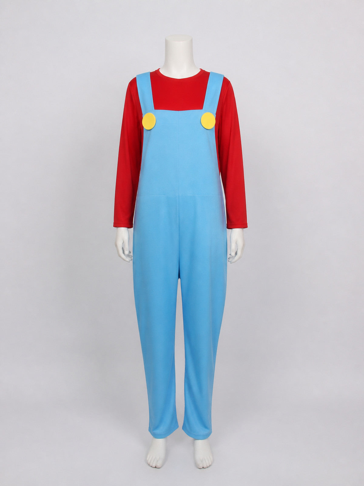 Mario Mascot Costume with Oversized Head for Performances