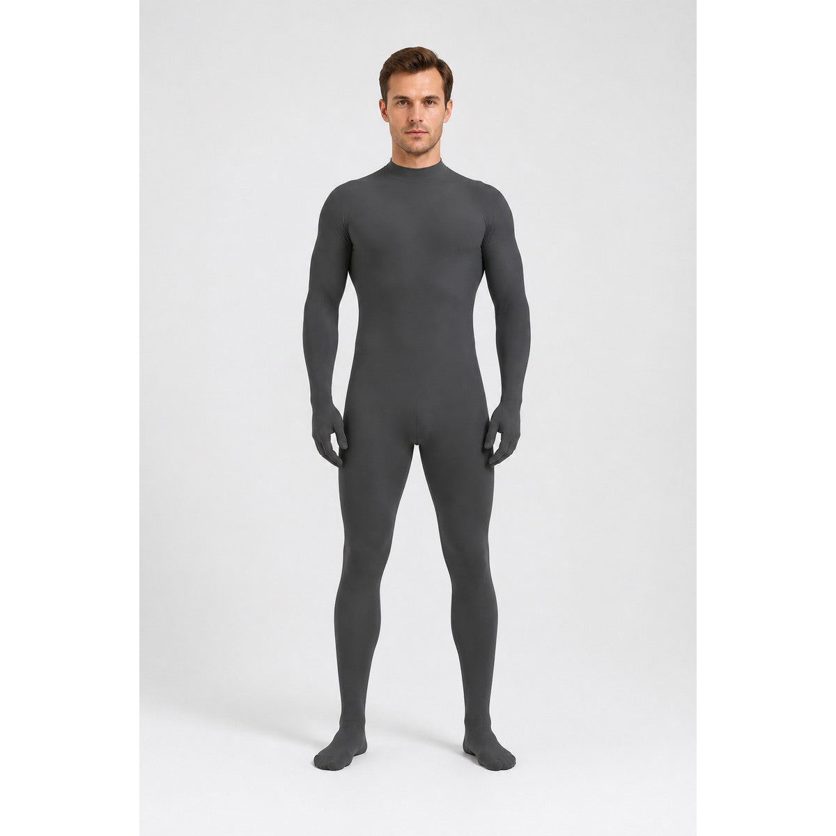 Solid-Color Zentai Bodysuit for Halloween and Dance main product view