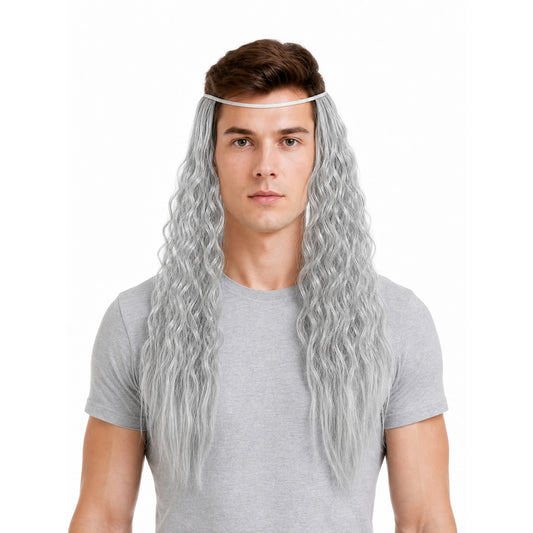 Gray Wizard Beard Costume Accessory for Halloween