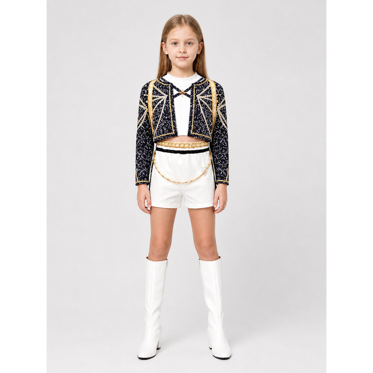 Stage Character Costume, 3-Piece Set on-model view