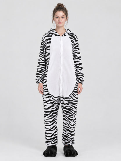 Insulated Hooded Kigurumi Loungewear Jumpsuit