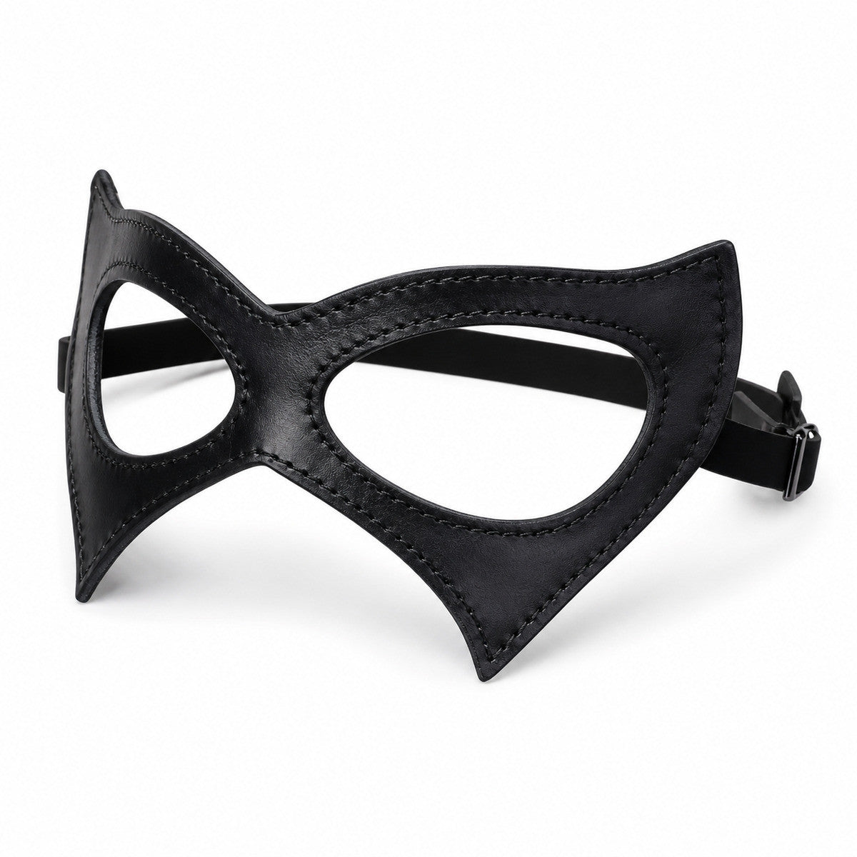 Catwoman Mask Masquerade, Face Cat Kitten Leather Mask for Women Women Girls Cosplay Mask for Halloween Carnival Party