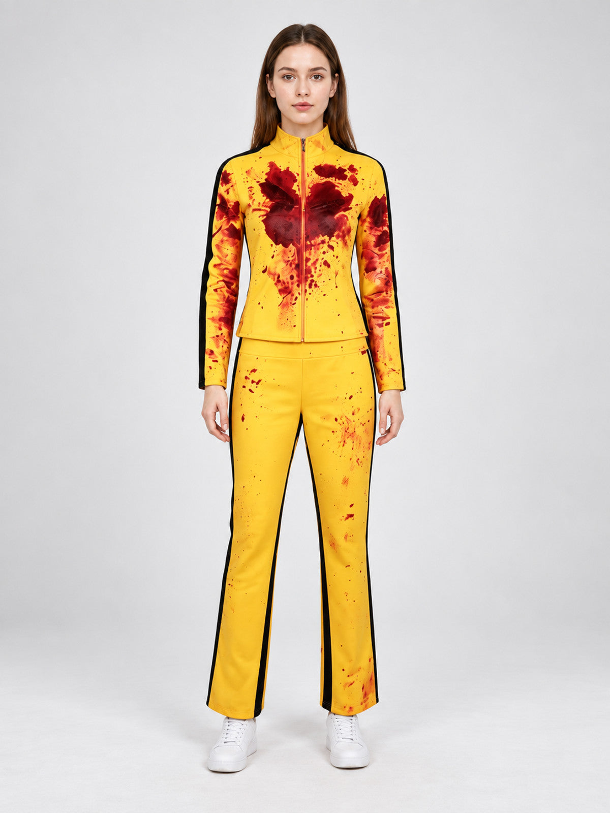 Kill Bill-Style Cosplay Costume on-model view
