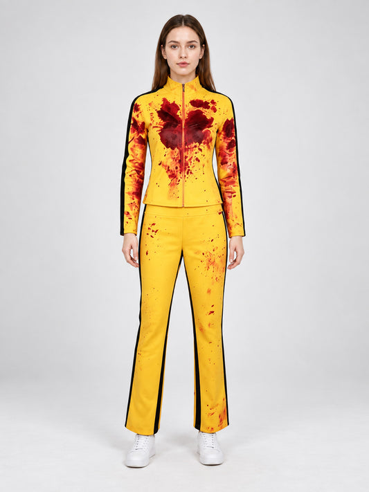 Kill Bill-Style Cosplay Costume on-model view