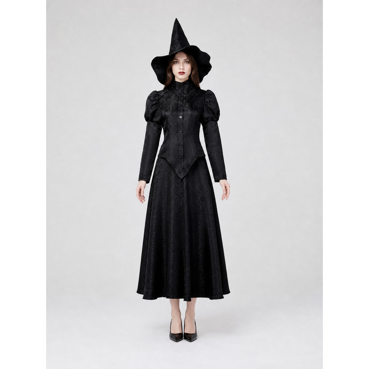 Evil Witch Cosplay Costume with Hat