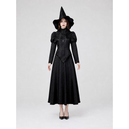 Evil Witch Cosplay Costume with Hat