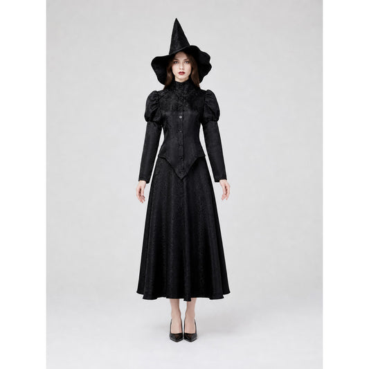 Evil Witch Cosplay Costume with Hat