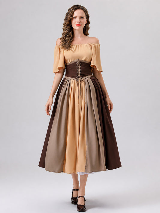 Stage Dress with Corset Lacing on-model view