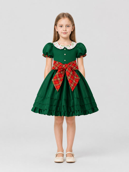 Costume Dress with a Full Skirt for Performances on-model view