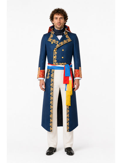 Theatrical Napoleon Costume with Gold Trim main product view