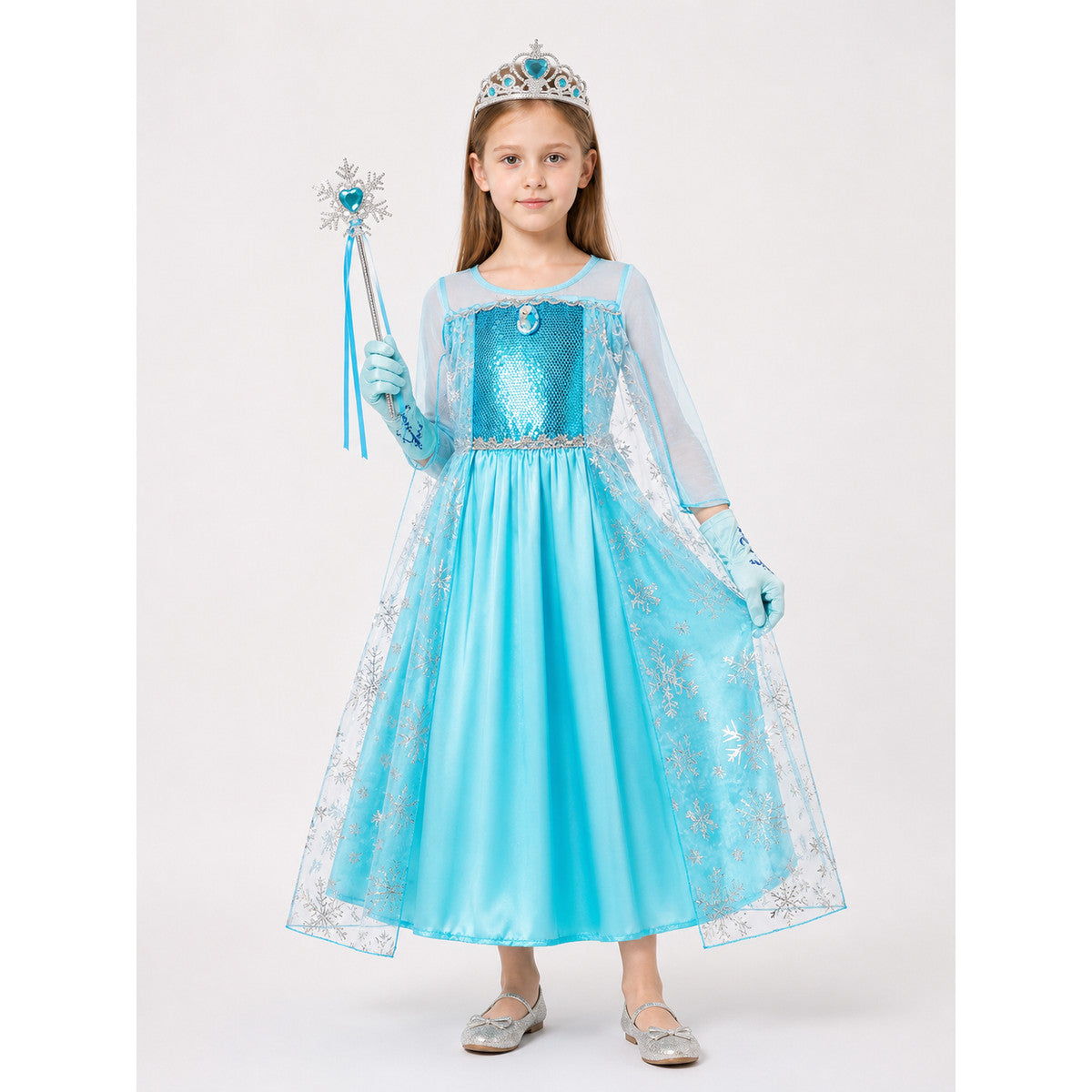 Snow Queen Costume for Halloween and Cosplay main product view