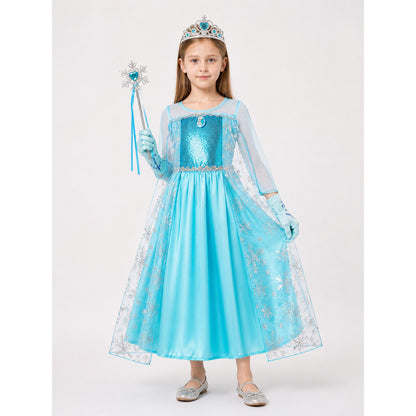 Snow Queen Costume for Halloween and Cosplay main product view