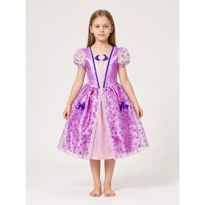 Halloween Princess Costume Dress with Flowers
