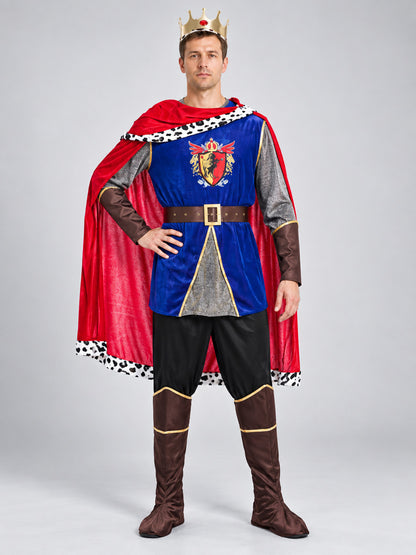 Adult Carnival Costume: Crown, Cape, Tunic
