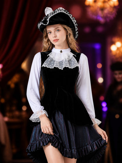 Victorian Pirate Costume for Women HD11047 for Cosplay and Halloween on-model view