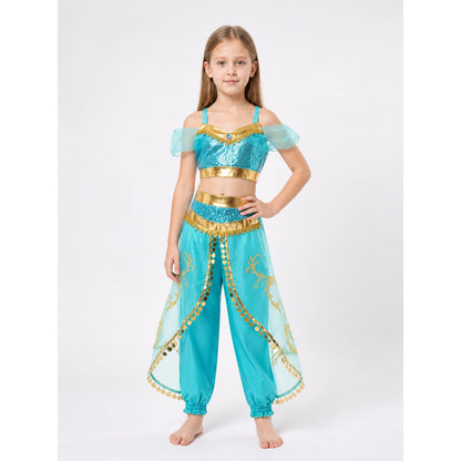 Princess Costume (Top and Pants) for Halloween main product view