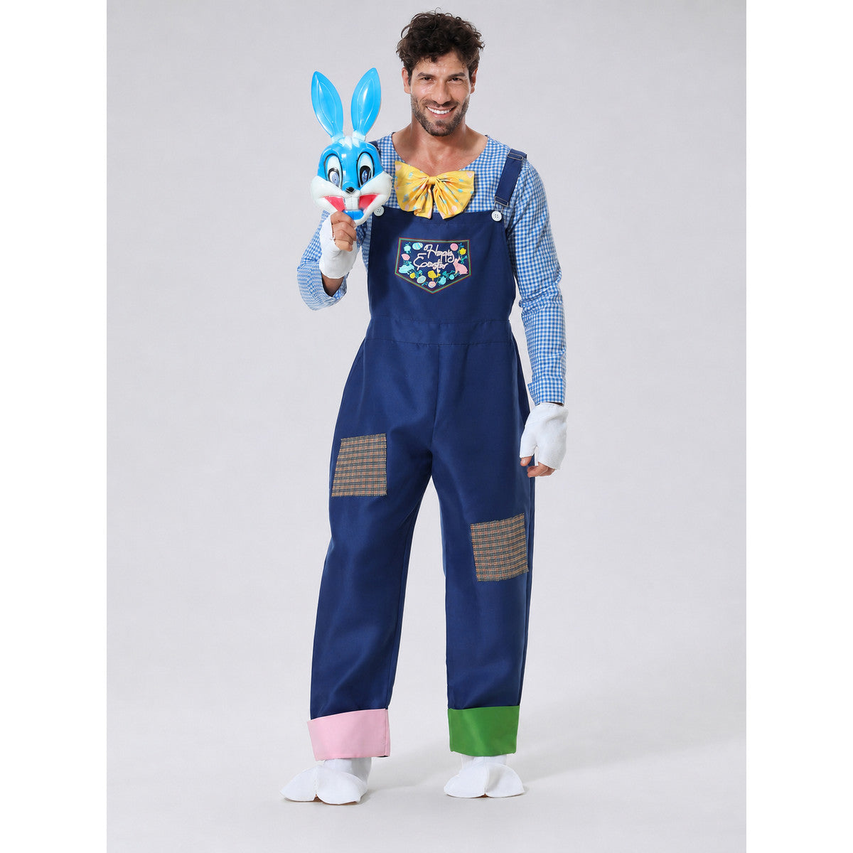 Easter Bunny Costume with Mask and Bow Tie