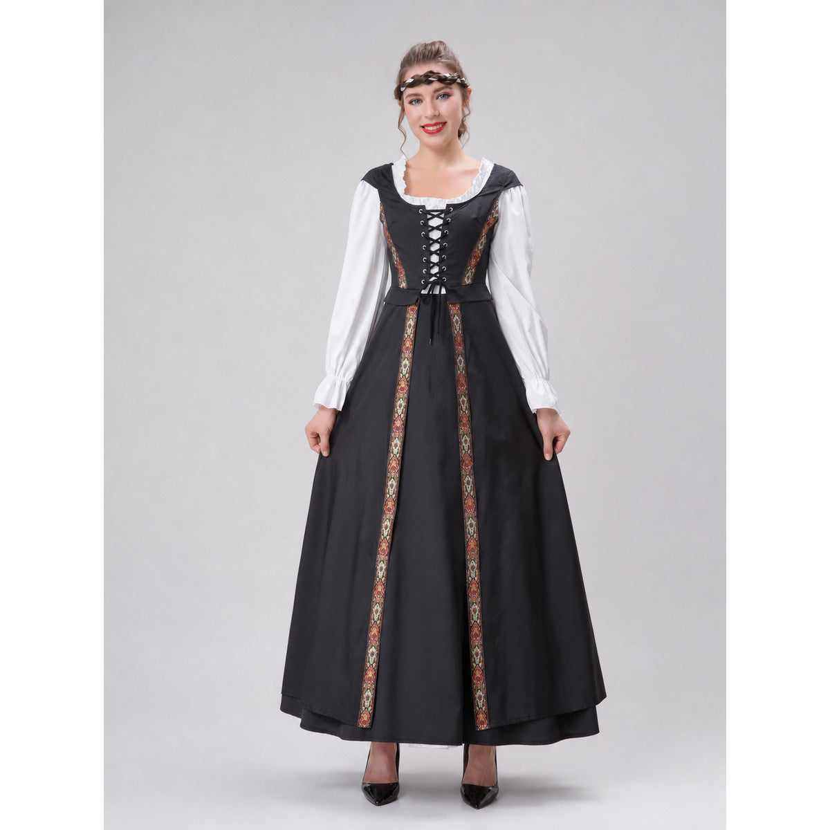 Medieval-Style Costume Dress for Cosplay