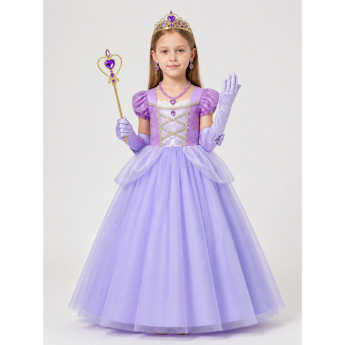 Purple Princess Costume for Halloween main product view