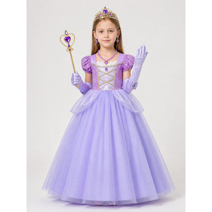Purple Princess Costume for Halloween main product view