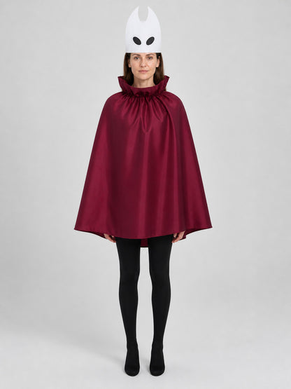 Hollow Knight: Silksong cosplay costume with cape and mask on-model view
