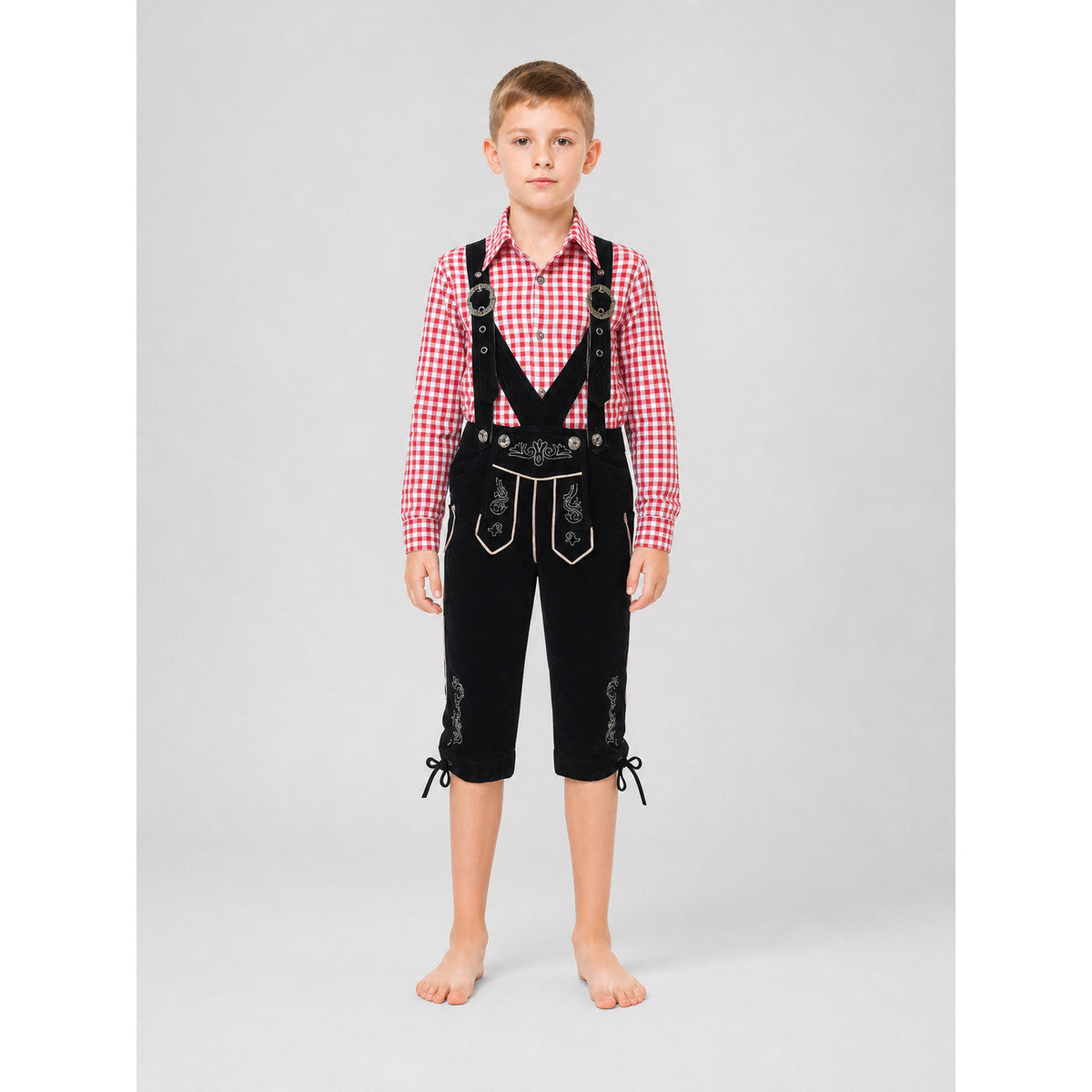 Carnival costume: plaid shirt and pants