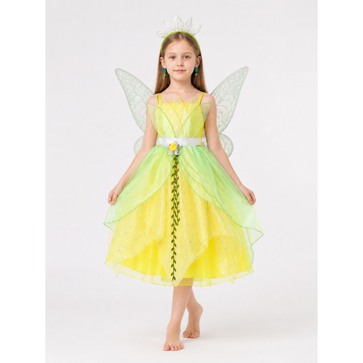 Halloween Princess Costume Dress with Butterflies
