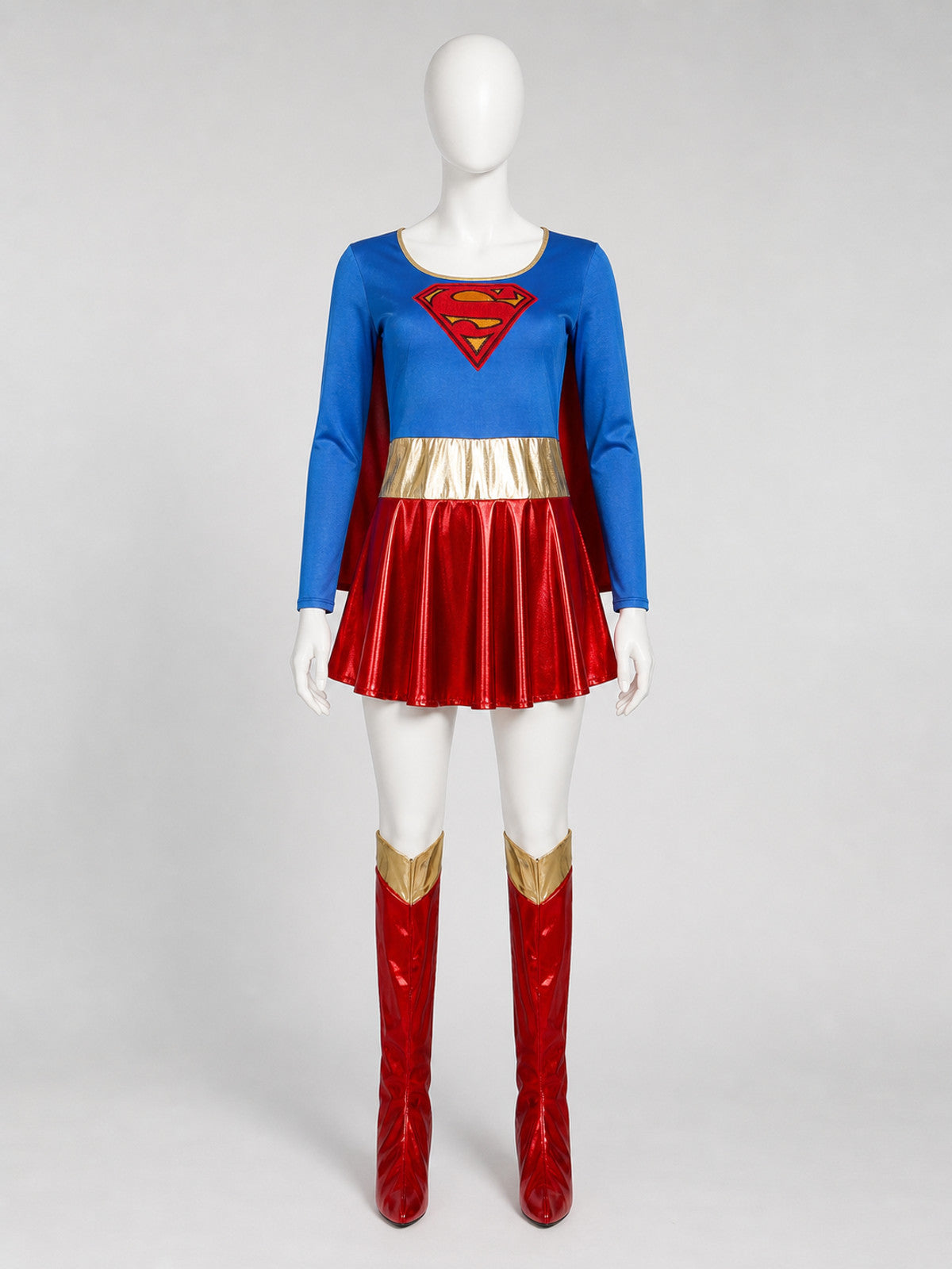 Superhero Costume: Dress with Boot Covers for Cosplay main product view