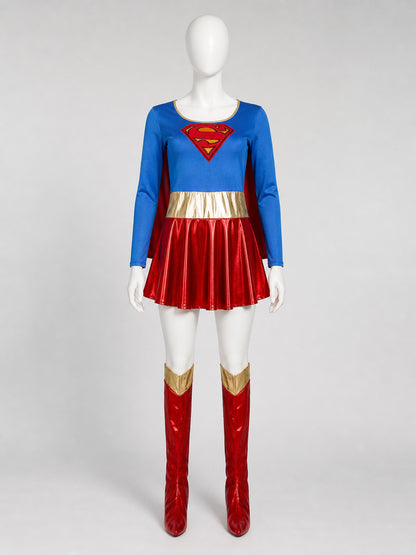 Superhero Costume: Dress with Boot Covers for Cosplay main product view