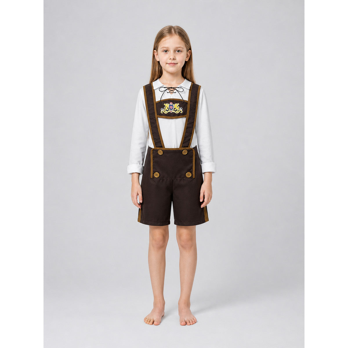 Bavarian-style carnival costume for performances