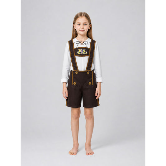 Bavarian-style carnival costume for performances