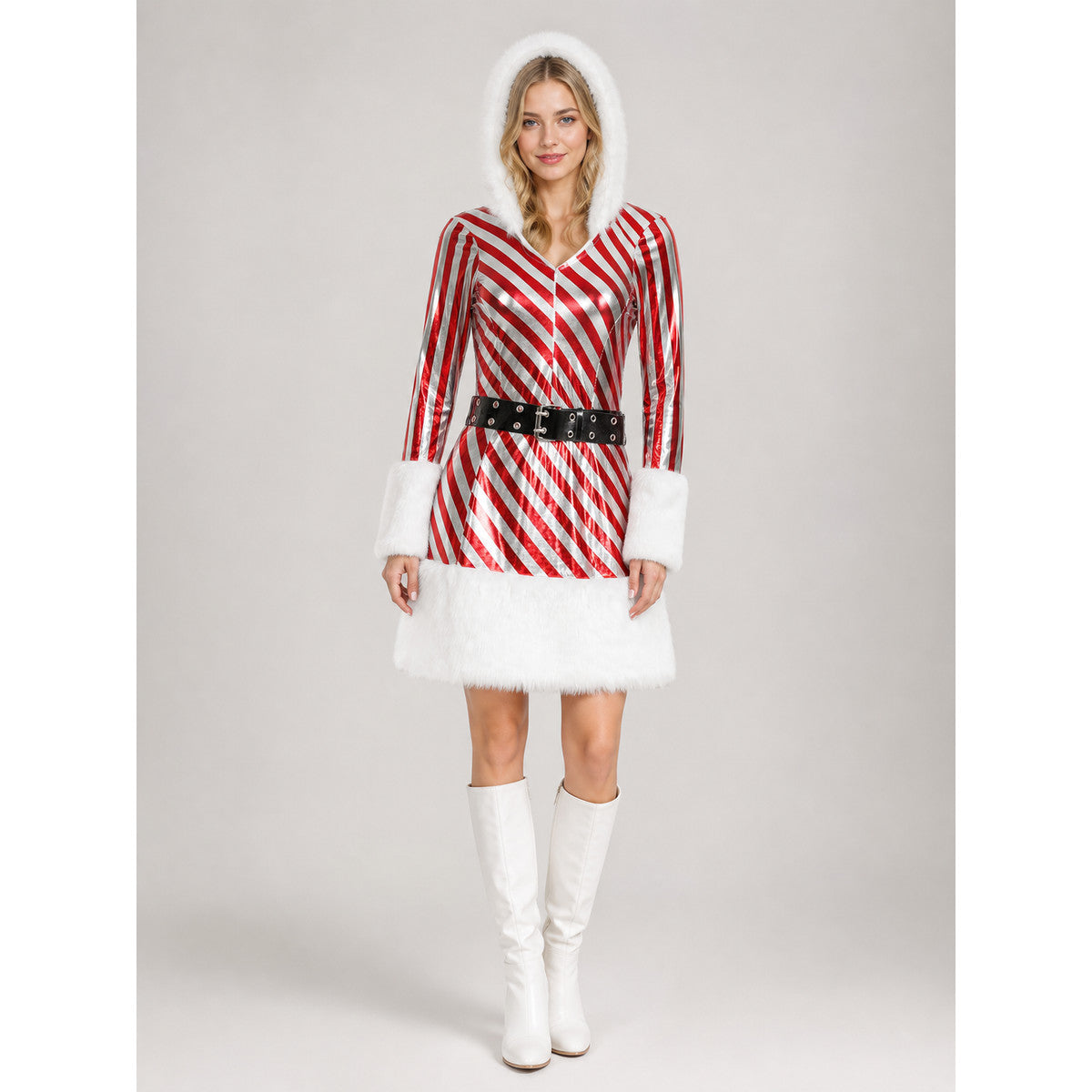 Christmas Hooded Costume Dress