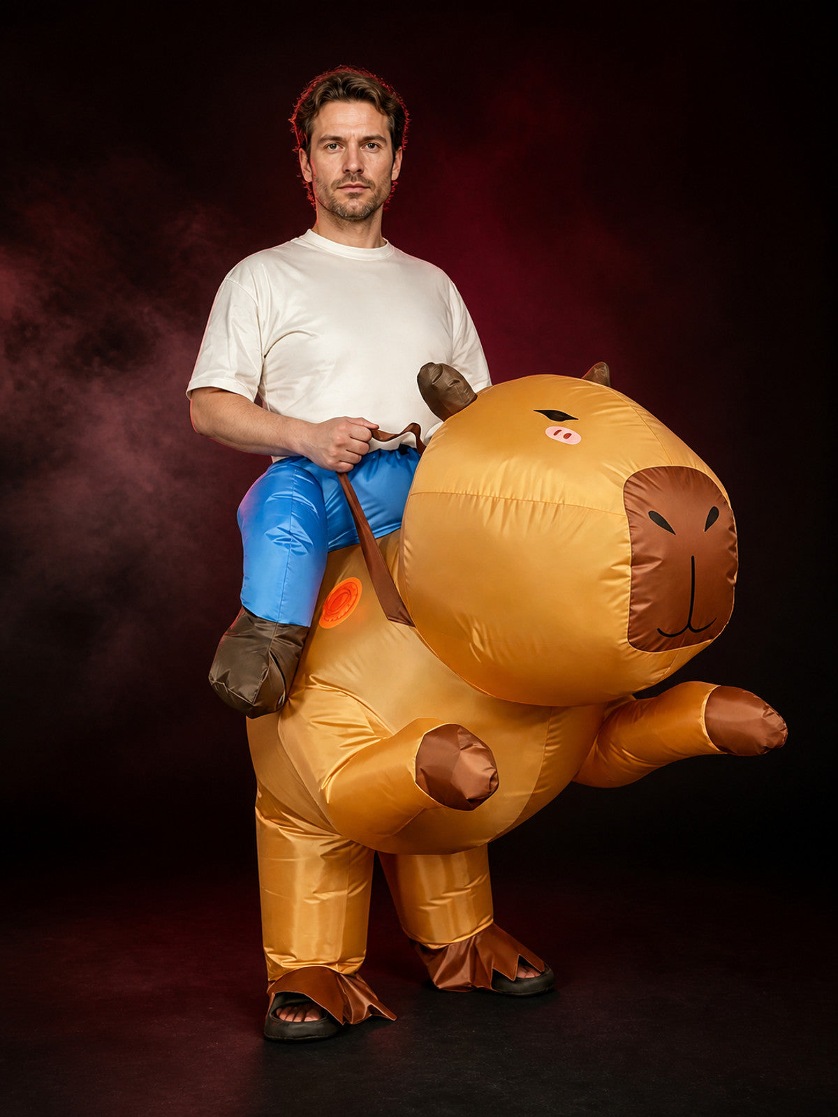 Unisex Inflatable Animal Costume, Funny Halloween Christmas Party Performance