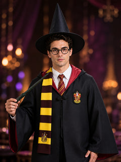 Magic School-Style Wizard Costume for Role-Playing Games