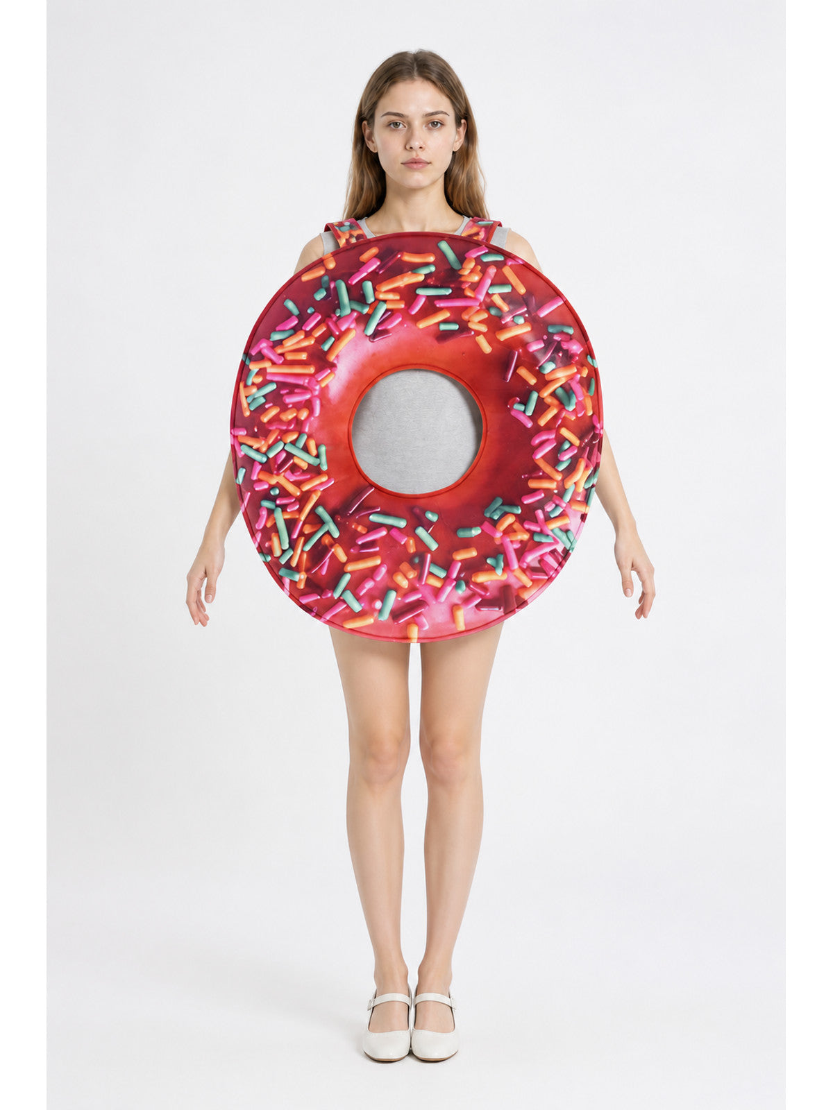 Donut Costume with Red Frosting and Colorful Sprinkles main product view