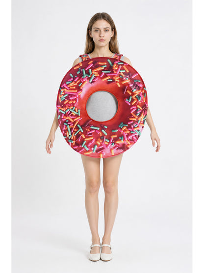 Donut Costume with Red Frosting and Colorful Sprinkles main product view