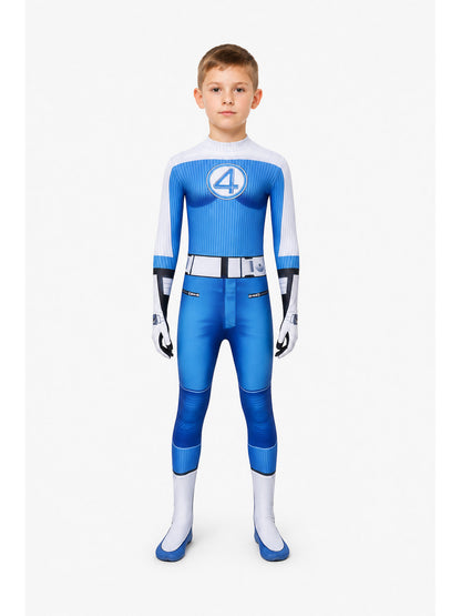 Fantastic Four Number 4 Jumpsuit for Cosplay