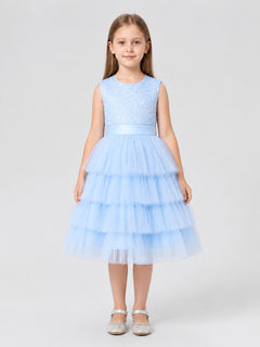 European Tulle Tutu Dress for Girls’ Birthday Celebrations