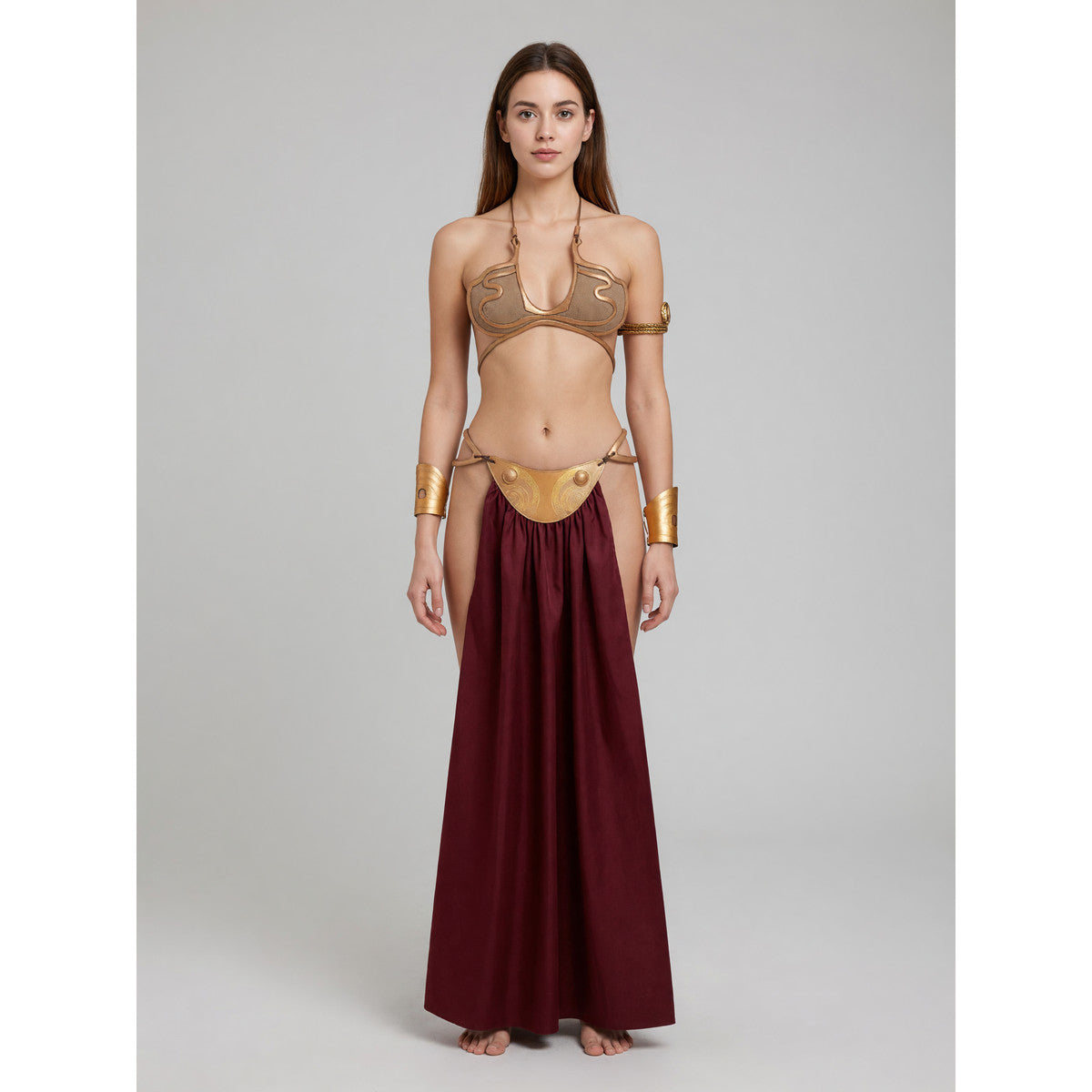 Star Wars Cosplay Costume with Gold Details