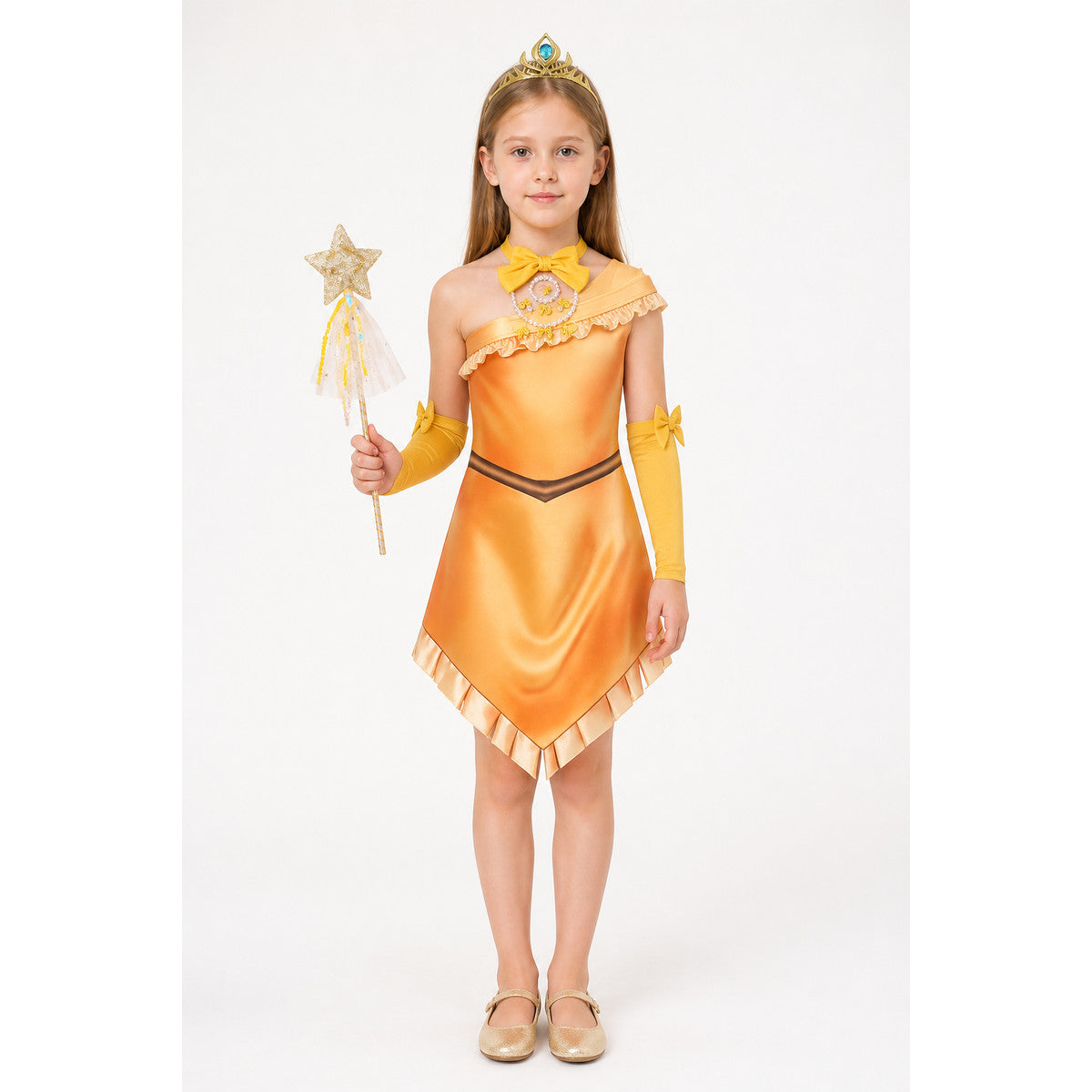 Native American Character Costume with Crown main product view