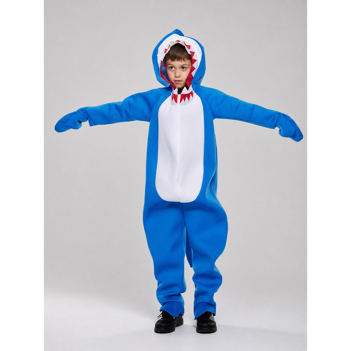 Shark costume, jumpsuit for parties