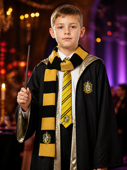 Harry Potter Hufflepuff Robe, 3-Piece Cosplay Set on-model view