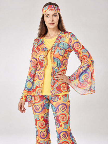 Carnival Headwear, Scarf with Multicolor Print main product view