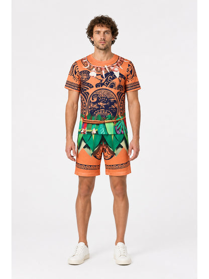 Maui Cosplay Costume with T-Shirt and Shorts main product view