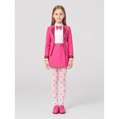 Cosplay Costume with Jacket, Shirt, and Bottom on-model view